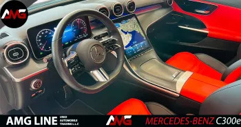 Mercedes-Benz C Class C300e 2023 Model Year White Color