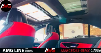 Mercedes-Benz C Class C300e 2023 Model Year White Color