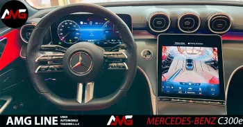 Mercedes-Benz C Class C300e 2023 Model Year White Color