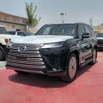 Lexus LX 600 3.5L Petrol VIP 2024 Model Year Black Color Exterior - Thumbnail 1