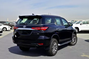 TOYOTA FORTUNER VXR V6 4.0L PETROL 2024 MODEL YEAR BLACK COLOR