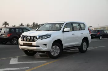 Toyota Prado 2.7L VX 2023 Model Year White Color Exterior