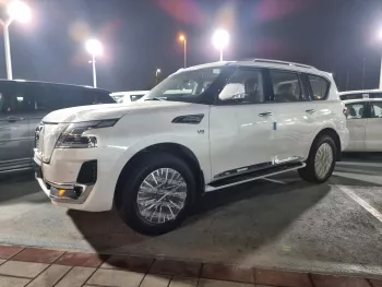 Nissan Patrol Platinum LE 5.6L Petrol 2024 Model Year White Color