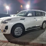 Nissan Patrol Platinum LE 5.6L Petrol 2024 Model Year White Color - Thumbnail 1