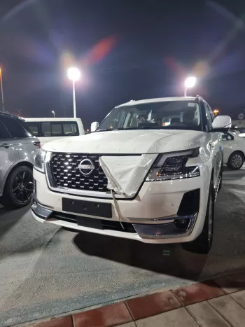 Nissan Patrol Platinum LE 5.6L Petrol 2024 Model Year White Color