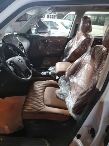 Nissan Patrol Platinum LE 5.6L Petrol 2024 Model Year White Color