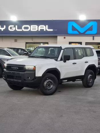 Toyota Prado 2.4L 2024 Model Year White Color Exterior