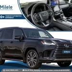 LEXUS LX 600 LUXURY 3.4L PETROL 2024 MODEL YEAR BLACK COLOR - Thumbnail 1