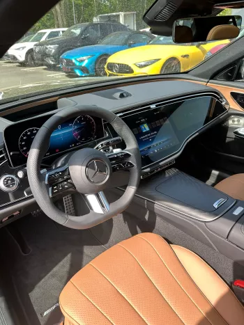 Mercedes-Benz E200 2024 Model Year Blue Color Exterior