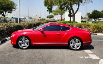 2013 BENTLEY CONTINENTAL GT RED COLOR IN EXCELLENT CONDITION