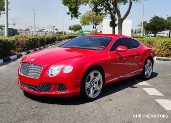 2013 BENTLEY CONTINENTAL GT RED COLOR IN EXCELLENT CONDITION