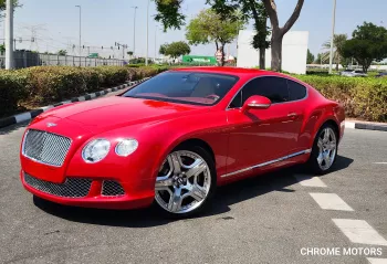 2013 BENTLEY CONTINENTAL GT RED COLOR IN EXCELLENT CONDITION