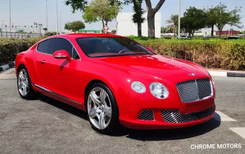 2013 BENTLEY CONTINENTAL GT RED COLOR IN EXCELLENT CONDITION