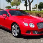 2013 BENTLEY CONTINENTAL GT RED COLOR IN EXCELLENT CONDITION - Thumbnail 4