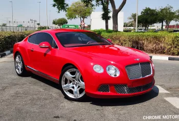 2013 BENTLEY CONTINENTAL GT RED COLOR IN EXCELLENT CONDITION
