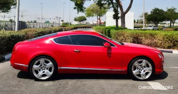 2013 BENTLEY CONTINENTAL GT RED COLOR IN EXCELLENT CONDITION