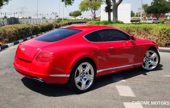 2013 BENTLEY CONTINENTAL GT RED COLOR IN EXCELLENT CONDITION