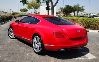 2013 BENTLEY CONTINENTAL GT RED COLOR IN EXCELLENT CONDITION