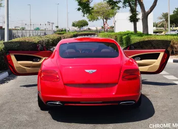 2013 BENTLEY CONTINENTAL GT RED COLOR IN EXCELLENT CONDITION