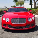 2013 BENTLEY CONTINENTAL GT RED COLOR IN EXCELLENT CONDITION - Thumbnail 1