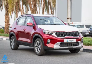 Kia Sonet 2023 Model Year GLS 1.5L Petrol Red Color Exterior