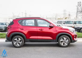 Kia Sonet 2023 Model Year GLS 1.5L Petrol Red Color Exterior
