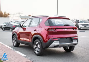 Kia Sonet 2023 Model Year GLS 1.5L Petrol Red Color Exterior