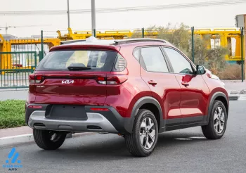 Kia Sonet 2023 Model Year GLS 1.5L Petrol Red Color Exterior