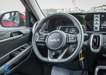 Kia Sonet 2023 Model Year GLS 1.5L Petrol Red Color Exterior