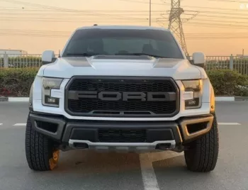 Ford F 150 Raptor 2018 Model Year White Color Exterior
