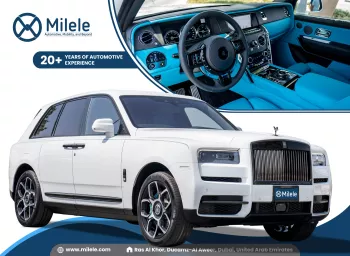 ROLLS ROYCE CULLINAN BLACK BADGE KIT PETROL 2024 MODEL YEAR WHITE COLOR