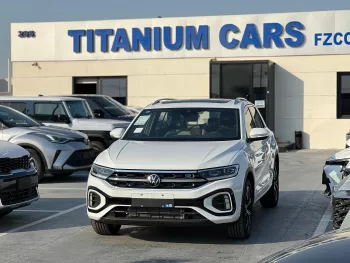 Volkswagen T-ROC 1.5L Engine 2024 Model Year White Color Exterior