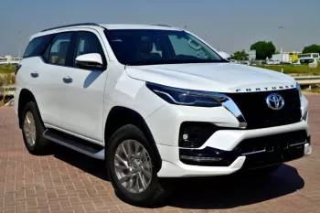 TOYOTA FORTUNER VXR+ 2025 MODEL YEAR V6 4.0L PETROL WHITE COLOR