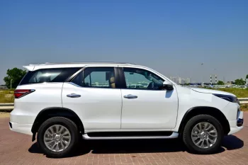 TOYOTA FORTUNER VXR+ 2025 MODEL YEAR V6 4.0L PETROL WHITE COLOR