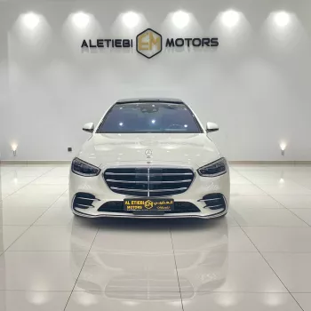 MERCEDES BENZ S580 2022 MODEL YEAR WHITE COLOR EXTERIOR
