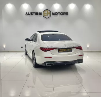 MERCEDES BENZ S580 2022 MODEL YEAR WHITE COLOR EXTERIOR