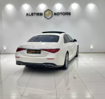 MERCEDES BENZ S580 2022 MODEL YEAR WHITE COLOR EXTERIOR