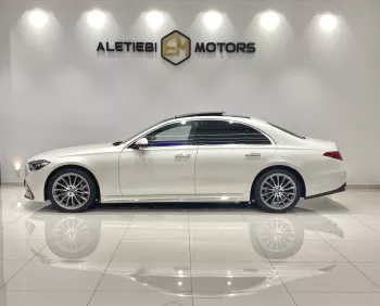 MERCEDES BENZ S580 2022 MODEL YEAR WHITE COLOR EXTERIOR