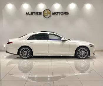 MERCEDES BENZ S580 2022 MODEL YEAR WHITE COLOR EXTERIOR