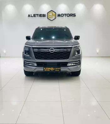 NISSAN PATROL PLATINUM 2025 MODEL YEAR GRAY COLOR WARRANTY AVAILABLE