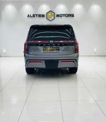 NISSAN PATROL PLATINUM 2025 MODEL YEAR GRAY COLOR WARRANTY AVAILABLE