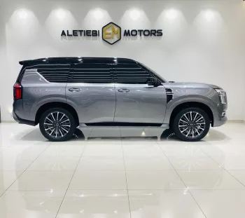 NISSAN PATROL PLATINUM 2025 MODEL YEAR GRAY COLOR WARRANTY AVAILABLE