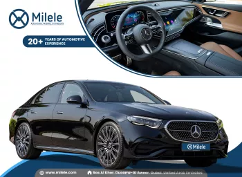 MERCEDES-BENZ E CLASS E200 2025 MODEL YEAR PETROL OBSIDIAN BLACK COLOR