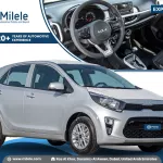 KIA PICANTO 1.2L PETROL 2023 MODEL YEAR SPARKILING SILVER COLOR - Thumbnail 1