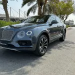 Bentley Bentayga 2017 Model Year GCC Specs Gray Color Exterior - Thumbnail 1