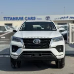 Toyota Fortuner 2.4L Diesel 2024 Model Year GCC Specs White Color Exterior - Thumbnail 1