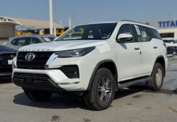 Toyota Fortuner 2.4L Diesel 2024 Model Year GCC Specs White Color Exterior