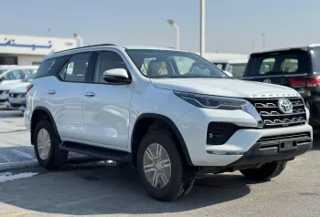 Toyota Fortuner 2.4L Diesel 2024 Model Year GCC Specs White Color Exterior