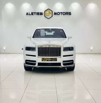 ROLLS ROYCE CULLINAN 2019 MODEL YEAR WHITE COLOR EXTERIOR