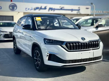 Skoda Kamiq GT 1.5L Petrol FWD 2024 Model Year White Color Exterior